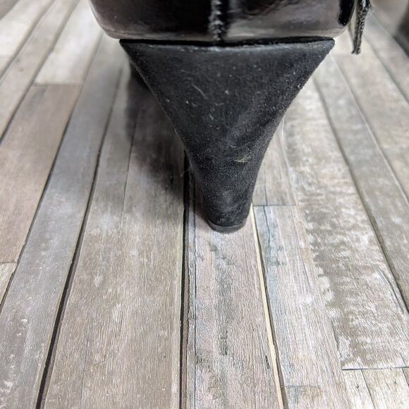 Jaclyn Smith Heel Size 5 Black Kitten - Picture 6 of 8